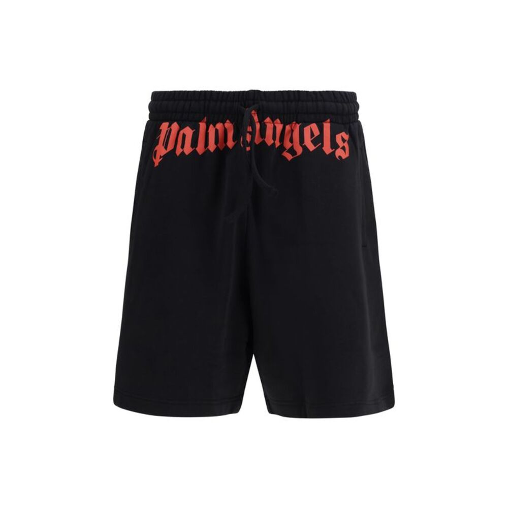 Palm Angels Men Waist Logo Sweatshorts